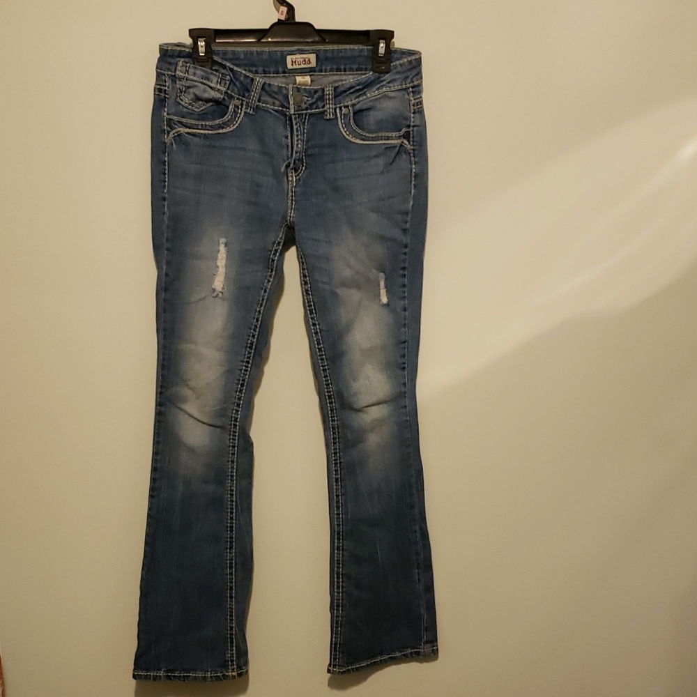 Juniors boot cut jeans